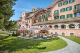 Das „Parkhotel Margna“ bietet eine weitläufige Parklandschaft zur Erholung und Regeneration.&nbsp;