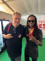 Thomas Zeidler mit Milli Vanilli (Fab Morvan)