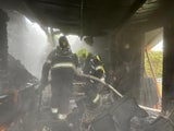 Gartenhütte Brand hund tot