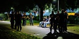 Polizei kontrolliert in Parks