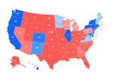 USA Wahl-Grafik