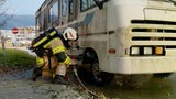 Wohnwagen fing Feuer Strass
