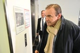 Alexander Lugner erschien auch beim Notar