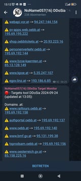 Österreichische Webseiten werden in russischem Hacker-Kanal als Ziel gelistet