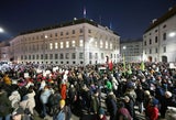 Demo am 4. Februar 2025 gegen Blau-Schwarz in Wien.