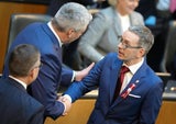 Karl Nehammer (ÖVP) und Herbert Kickl (FPÖ), Konstituierende Sitzung