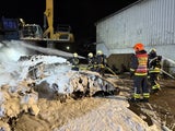 Brand im Industriezentrum