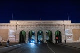 Video-Installation am Burgtor: "Angst vor Volkskanzler am Heldenplatz"