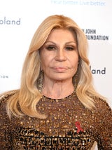 Donatella Versace bei der Premiere in London