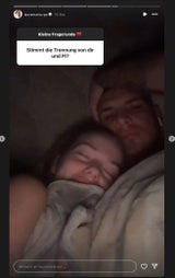 Laura Maria Rypa kuschelt sich an Pietro Lombardi