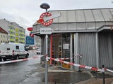 Bankomat Sprengung  Bank Austria Floridsdorf