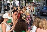 Bereits vor 9 Uhr stürmten die vielen Besucherinnen die Schönheitsmesse
