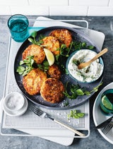 Mit Fisch und Gemüse: Faschierte Laibchen mal anders