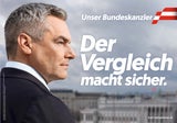 Kanzler auf neuem ÖVP-Plakat.