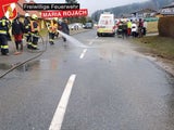 Faschingsanhänger kippte um St. ANdrä/Lavanttal