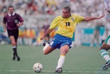 Ronaldo während des Halbfinalspiels des Olympischen Fußballturniers der Männer gegen Nigeria bei den 26. Olympischen Sommerspielen am 31. Juli 1996.