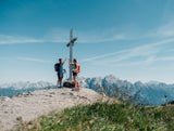 Gipfelglück in Leogang.