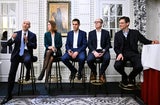 Wirtschaftsminister Martin Kocher (ÖVP) und tttech