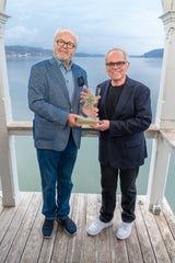 Hans-Werner Frömmel und Wolfgang Puck