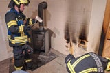 Die Einsatzkräfte bekämpften die Flammen.