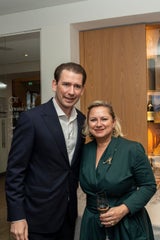 Sebastian Kurz und Eva Mörwald.
