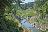 Renaturierter Liesingbach ist ein Juwel in der Stadt. 