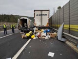 Unfall Autobahn Ukrainerinnen