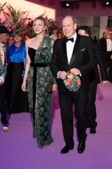 Fürst Albert und Gattin Charlène