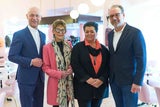 Dompfarrer zu St. Stephan Toni Faber, Präsidentin des Österreichischen Seniorenbundes Ingrid Korosec, Vorsitzende der Jury Karin Hamminger, Fachverbandsvorsitzender Personenberatung und Personenbetreuung WKO Andreas Herz.
