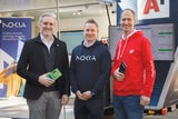A1 Group CTO Alexander Kucher,  Christoph Rohr (Nokia) und A1 Österreich CTO Christian Laque (v.l.)