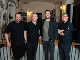 Barchef Simon Schindelar, Restaurantleiter Christoph Stolz, Inhaber Manuel Künz, Küchenchef Georg Wolff. 