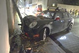 Jugendbande Mini Clubman UNfall
