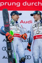 Marcel Hirscher ehrt seinen Slalom-König mit Spezial-Ski