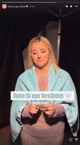 Beatrice Egli entschuldigte sich und bedankte sich für das Verständnis der Fans