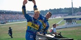 Johnny Herbert und Michael Schumacher