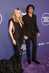 Heidi Klum hielt mit ihrem Sohn Henry auf dem Red Carpet Händchen