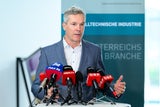 Der Obmann des Fachverbandes der Metalltechnischen Industrie Christian Knill