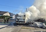 Wohnmobil ausgebrannt