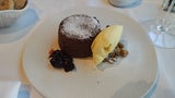 Schokolade Küchlein mit flüssigem Kern