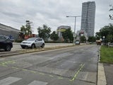 Unfall Müllwagen Wagramstraße