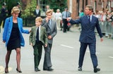 Prinzessin Diana mit William und Harry