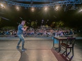 Alex Kristan begeisterte bei ausverkauften Zuschauerrängen.