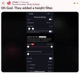 Körpergröße als Kriterium: Tinder erntet Kritik.&nbsp;