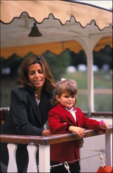 Christina Onassis mit der kleinen Athina