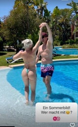 Daniela Katzenberger zeigt ihren Knackpo.&nbsp;