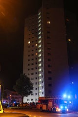 Hochhaus evakuiert