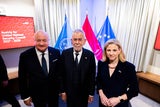 Stocker, Van der Bellen, Meinl-Reisinger