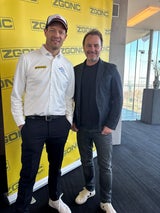 Wurz an der Seite von ORF-F1-Mann Ernst Hausleitner.