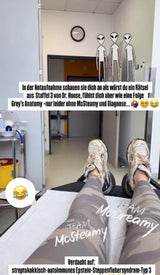 Cora Schumacher meldete sich aus der Notaufnahme