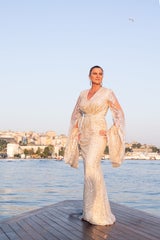 Kathi Nehammer beim Fotoshooting am Bosporus